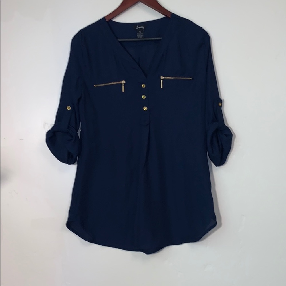 Blue Justify Blouse